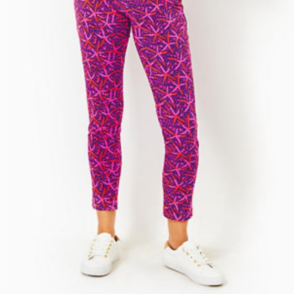 Vibrant Pink and Red Patterned Skirt